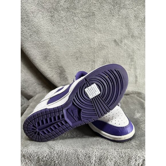 Nike Dunk Low SE Flip The Old School Women’s 6.5 Purple White Ostrich DJ4636 - Picture 10 of 11